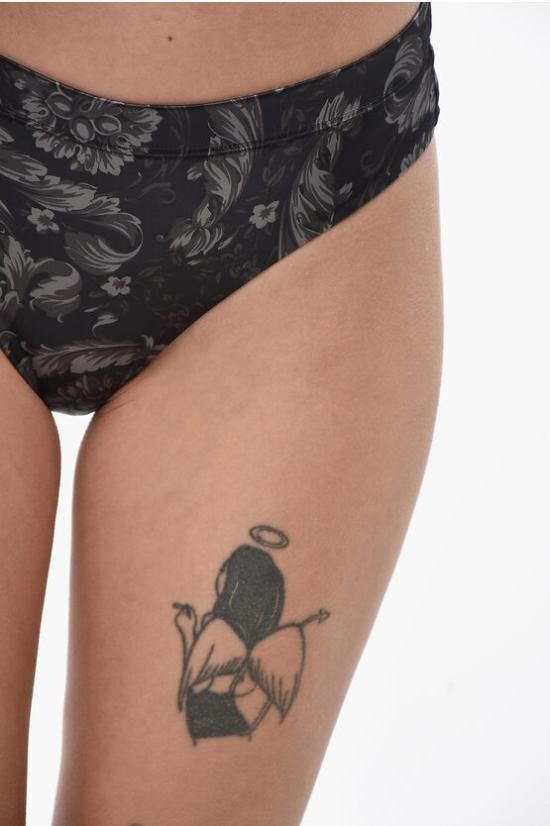  베르사체 비키니 수영복 1012771 1A09498 5BC10 Nero Grigio - VERSACE