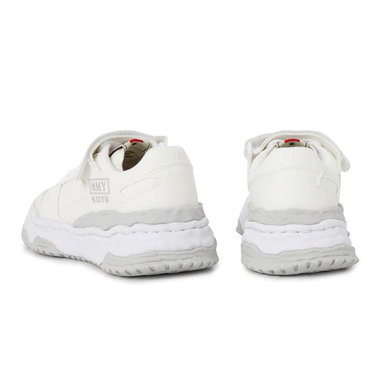 25FW 메종 미하라 야스히로 키스 OG솔 캔버스 로우탑 스니커즈 A15FW740 WHITE DOM - MAISON MIHARA YASUHIRO
