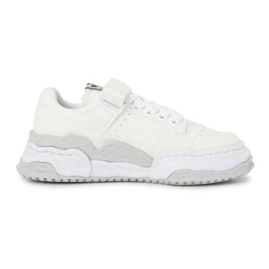 25FW 메종 미하라 야스히로 키스 OG솔 캔버스 로우탑 스니커즈 A15FW740 WHITE DOM