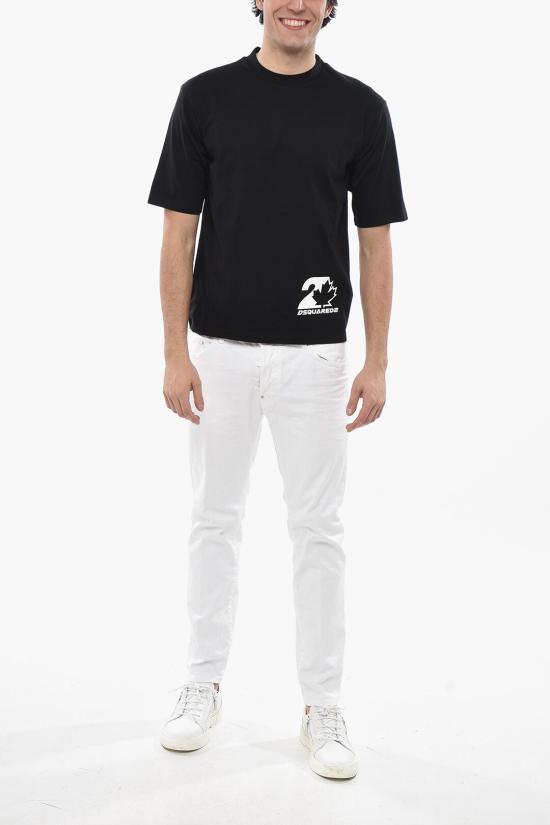  디스퀘어드2 반팔 티셔츠 S74GD1198 S23009 900 Black - DSQUARED2