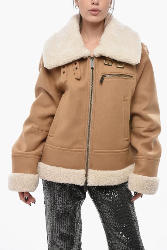  디스퀘어드2 무스탕 S72AM1082 S53003 124 Beige
