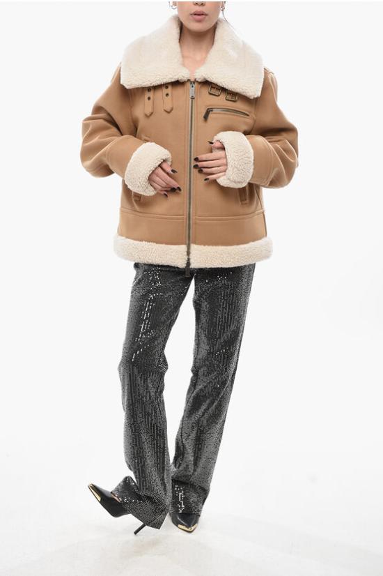  디스퀘어드2 무스탕 S72AM1082 S53003 124 Beige - DSQUARED2