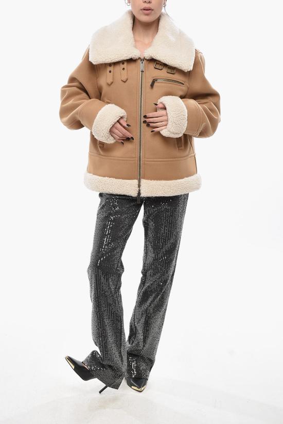  디스퀘어드2 무스탕 S72AM1082 S53003 124 Beige - DSQUARED2