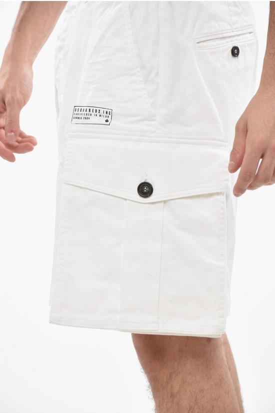  디스퀘어드2 숏팬츠 S74MU0813 S39021 100 White - DSQUARED2