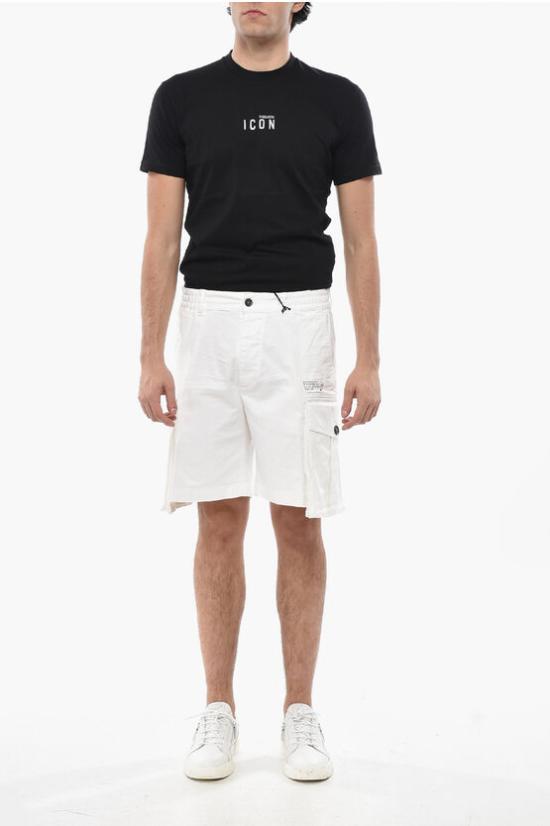  디스퀘어드2 숏팬츠 S74MU0813 S39021 100 White - DSQUARED2