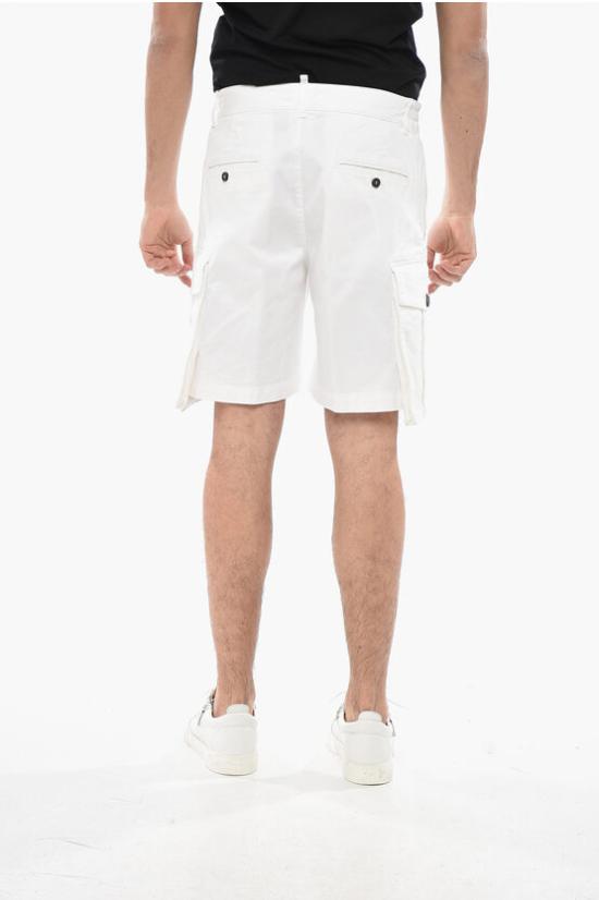  디스퀘어드2 숏팬츠 S74MU0813 S39021 100 White - DSQUARED2