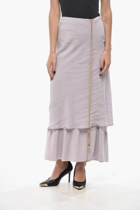  퀴라 롱 스커트 Q221SX Q0075 Violet