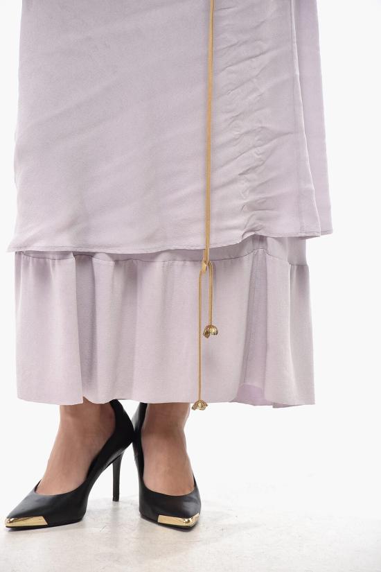  퀴라 롱 스커트 Q221SX Q0075 Violet - QUIRA