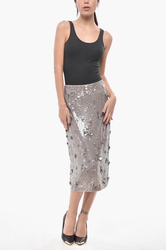  파로쉬 롱 스커트 D620654 018 Gray - PAROSH