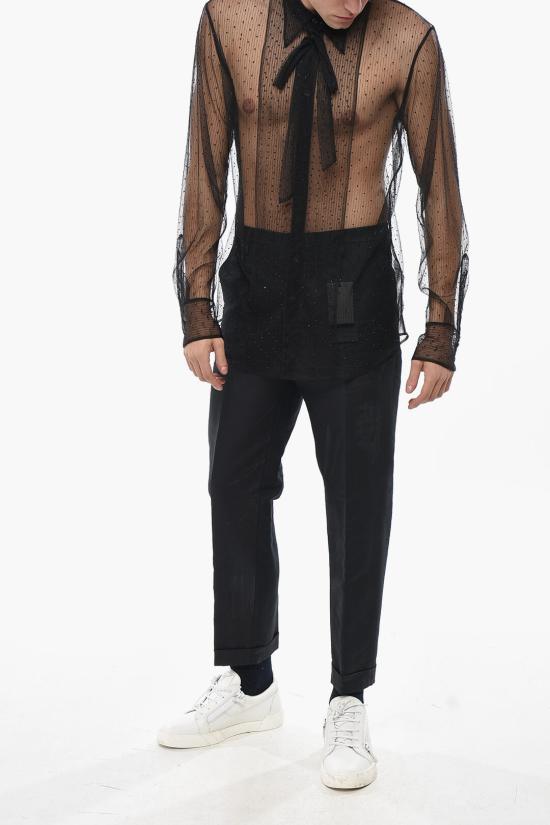  디스퀘어드2 긴팔 셔츠 S74DM0800 S78522 900 Black - DSQUARED2