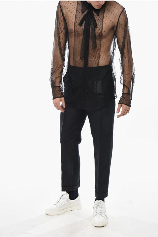  디스퀘어드2 긴팔 셔츠 S74DM0800 S78522 900 Black - DSQUARED2