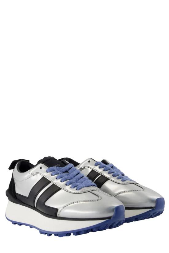  랑방 스니커즈 FUSKBUMPMETA H25M210 SILVER BLACK DOM