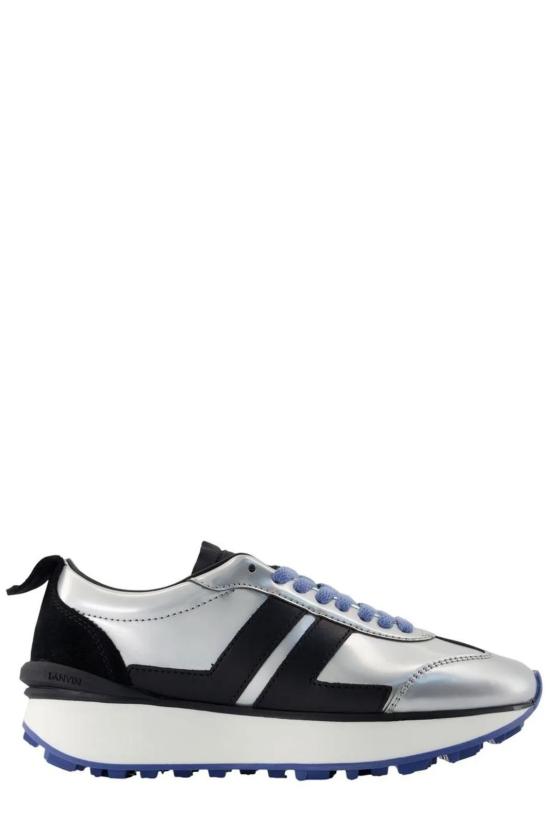  랑방 스니커즈 FUSKBUMPMETA H25M210 SILVER BLACK DOM - LANVIN