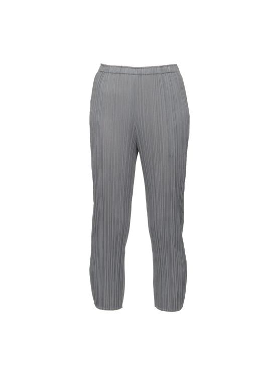 25FW 플리츠플리즈 가죽 팬츠 PP58JF23512 GRAY DOM