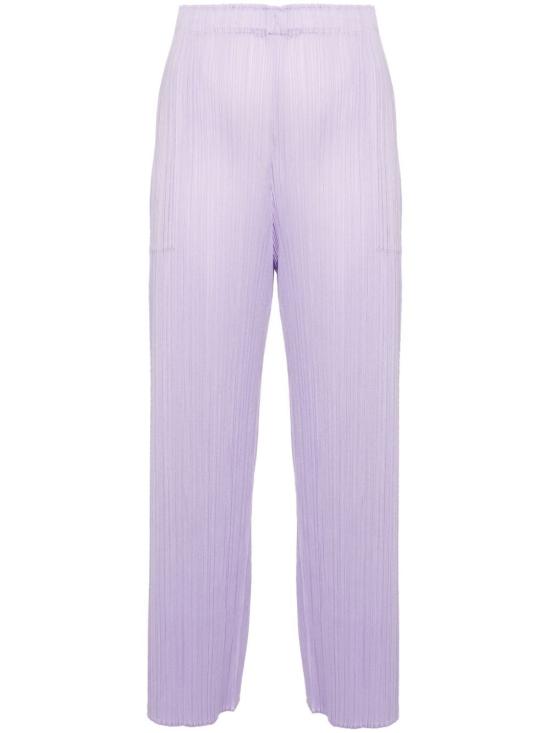  플리츠플리즈 스트레이트 팬츠 PP46JF14582 PURPLE ONION DOM