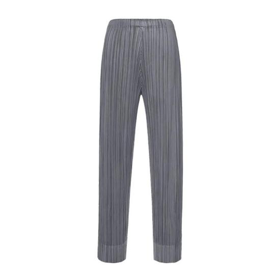 25FW 플리츠플리즈 스트레이트 팬츠 PP58JF11112 GRAY DOM