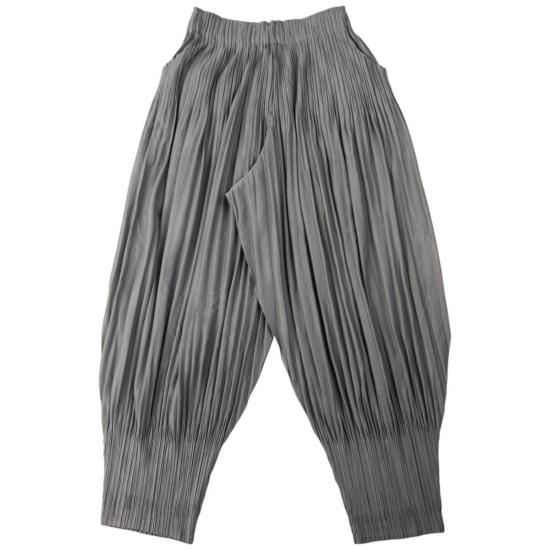 25SS 플리츠플리즈 트레이닝/조거 팬츠 PP57JF40212 GRAY DOM