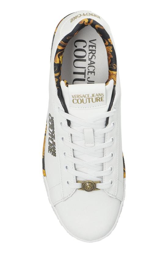 25FW 베르사체 포세린 바로코 코트 88 스니커즈 79VA3SKL ZPB28 G03 WHITE GOLD DOM - VERSACE