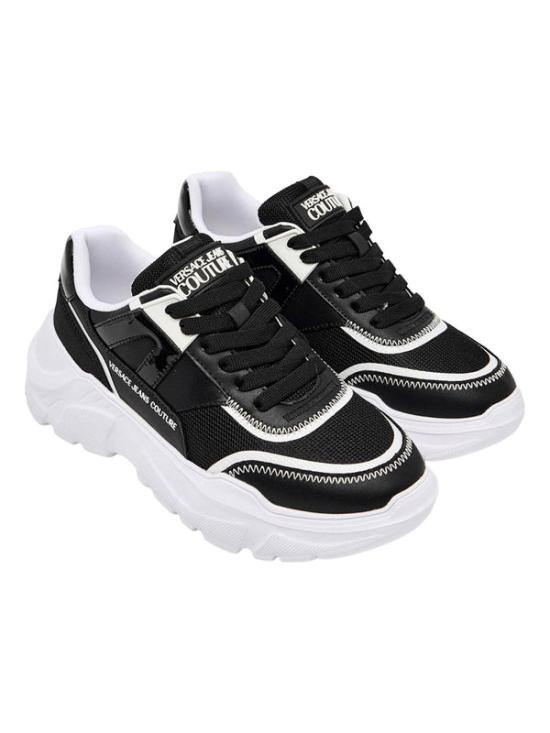 베르사체 스니커즈 79VA3SC4 ZSC78 L01 BLACK WHITE DOM - VERSACE
