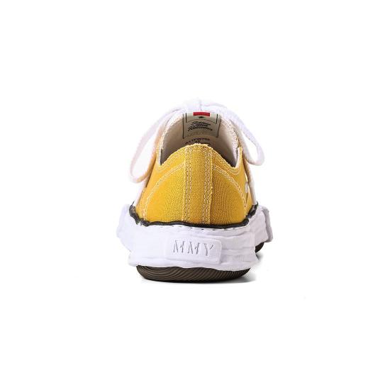  메종 미하라 야스히로 피터슨23 OG 솔 캔버스 로우탑 A11FW702 YELLOW DOM - MAISON MIHARA YASUHIRO