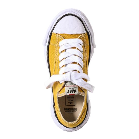  메종 미하라 야스히로 피터슨23 OG 솔 캔버스 로우탑 A11FW702 YELLOW DOM - MAISON MIHARA YASUHIRO