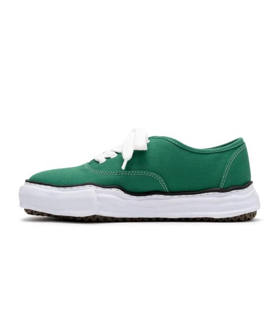  메종 미하라 야스히로 베이커 OG 솔 캔버스 로우 컷 A02FW704 CL GREEN CLGREEN DOM - MAISON MIHARA YASUHIRO