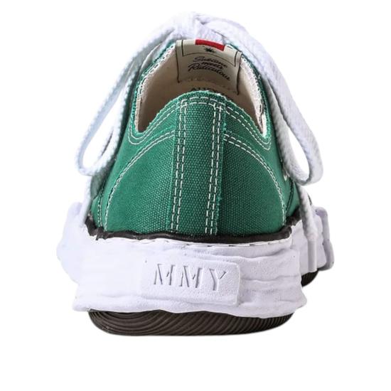  메종 미하라 야스히로 피터슨23 OG 솔 캔버스 로우탑 A11FW702 CL GREEN DOM - MAISON MIHARA YASUHIRO