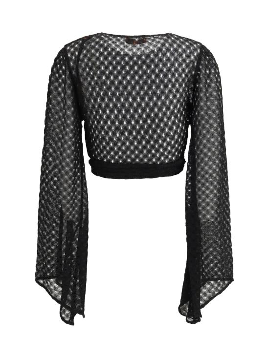 26SS 미소니 반팔 티셔츠 MC26SK01BR014R S91RE BLACK - MISSONI