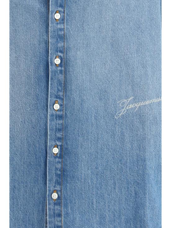 26SS 자크뮈스 긴팔 셔츠 SHM00545AD00017 33C BLUE - JACQUEMUS