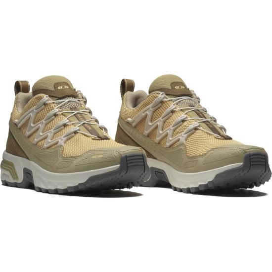 살로몬 스니커즈 L47731300 RATTAN GRAY GREEN COYOTE BROWN DOM - SALOMON