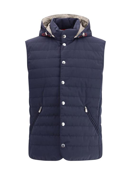 26SS 브루넬로 쿠치넬리 패딩 조끼 MM4791696 CIR70 BLUE