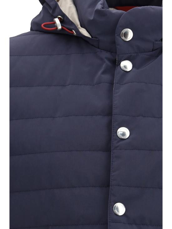 26SS 브루넬로 쿠치넬리 패딩 조끼 MM4791696 CIR70 BLUE - BRUNELLO CUCINELLI