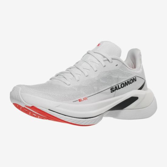  살로몬 스니커즈 L47376000 WHITE FIERY RED BLACK DOM