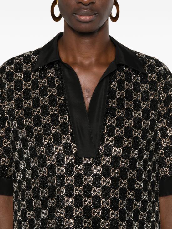 26SS 구찌 폴로 티셔츠 846682 ZARWY1000 Black - GUCCI