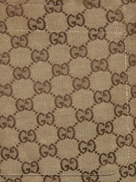 26SS 구찌 GG 슈프림 리넨 쇼츠 742781 Z8BIX2580 Camel - GUCCI