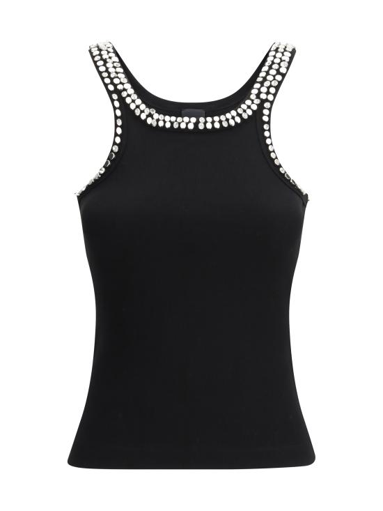 26SS 핑코 반팔 티셔츠 104109A35Y Z99 BLACK