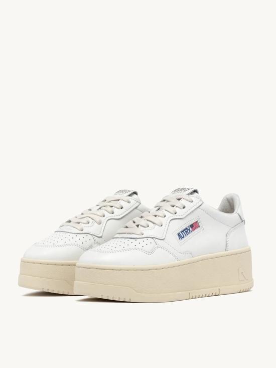 26SS 오트리 스니커즈 PTLWLL15 LEAT LEAT WHT WHT LL15 - AUTRY