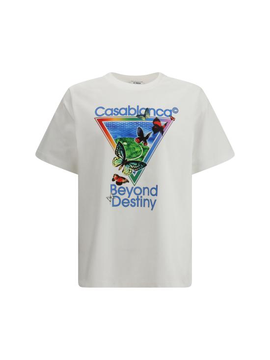 26SS 카사블랑카 반팔 티셔츠 MSP26JTS00116 BRIGHTWHIT WHITE