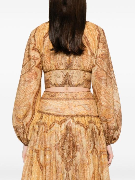 26SS 짐머만 민소매 티셔츠 6436TRS262 TPMM Beige - ZIMMERMANN