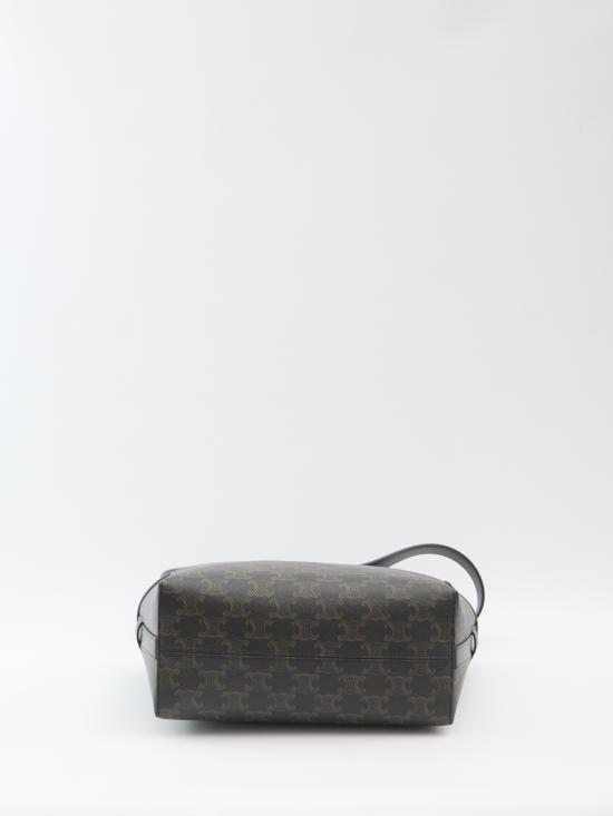 26SS 셀린느 해리 크로스바디백 트리옹프 캔버스 앤 카프스킨 122332GUK BLACK - CELINE