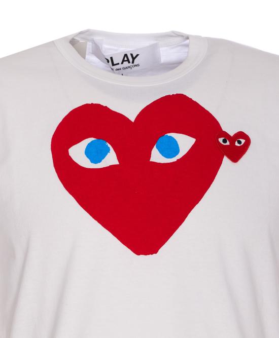 26SS 꼼데가르송 반팔 티셔츠 T086 1 White - COMME DES GARCONS