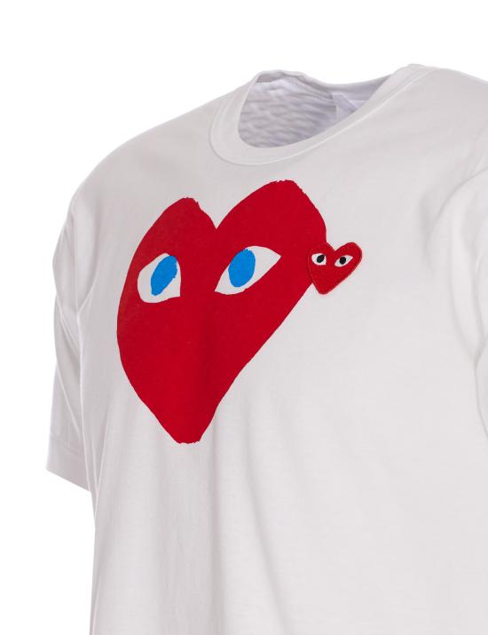 26SS 꼼데가르송 반팔 티셔츠 T086 1 White - COMME DES GARCONS