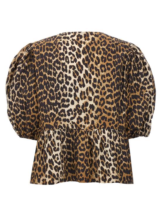 25FW 가니 블라우스 F9116 943 Brown - GANNI