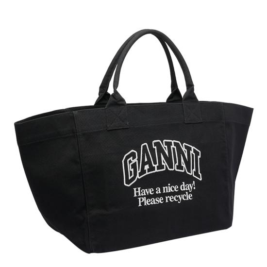 25FW 가니 토트백 A7181 252 Black - GANNI