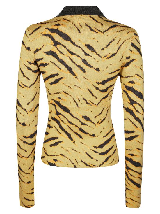 25FW 가니 가디건 K2600 999 Green - GANNI