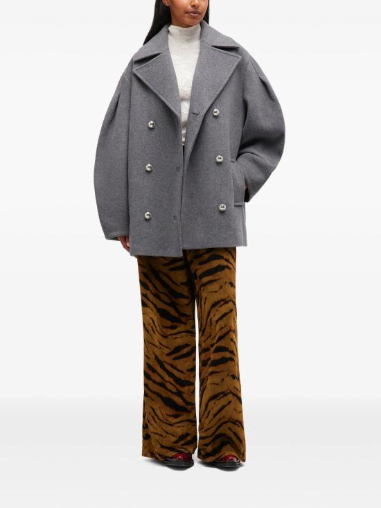 25FW 가니 코트 W0930 205 Grey - GANNI