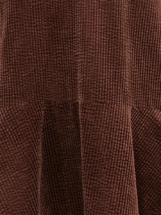 25FW 가니 미디 원피스 W0985 979 Brown - GANNI