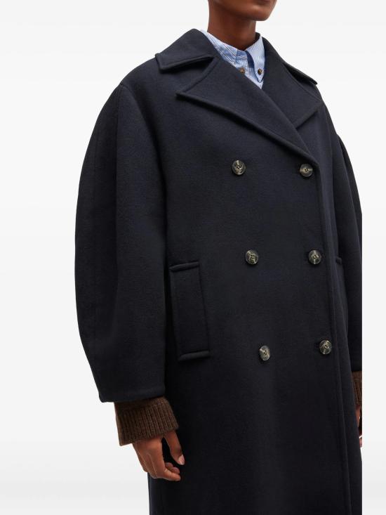 25FW 가니 코트 W0802 683 Blue - GANNI