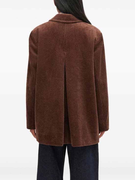 25FW 가니 수트 자켓 W0769 979 Brown - GANNI