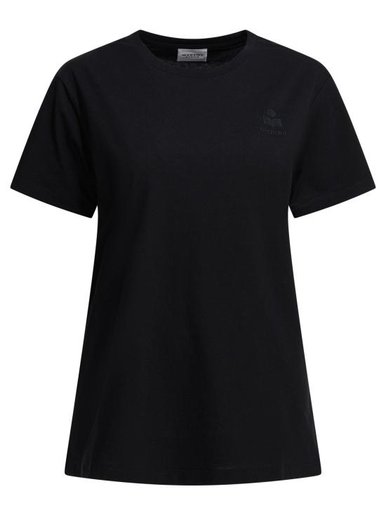 26SS 이자벨마랑에뚜왈 반팔 티셔츠 23PTS0070FAA1N98E01BK Black